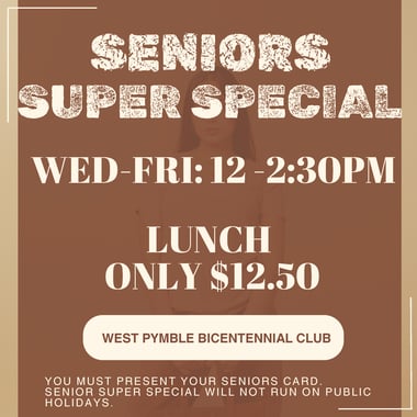 senior lunch special